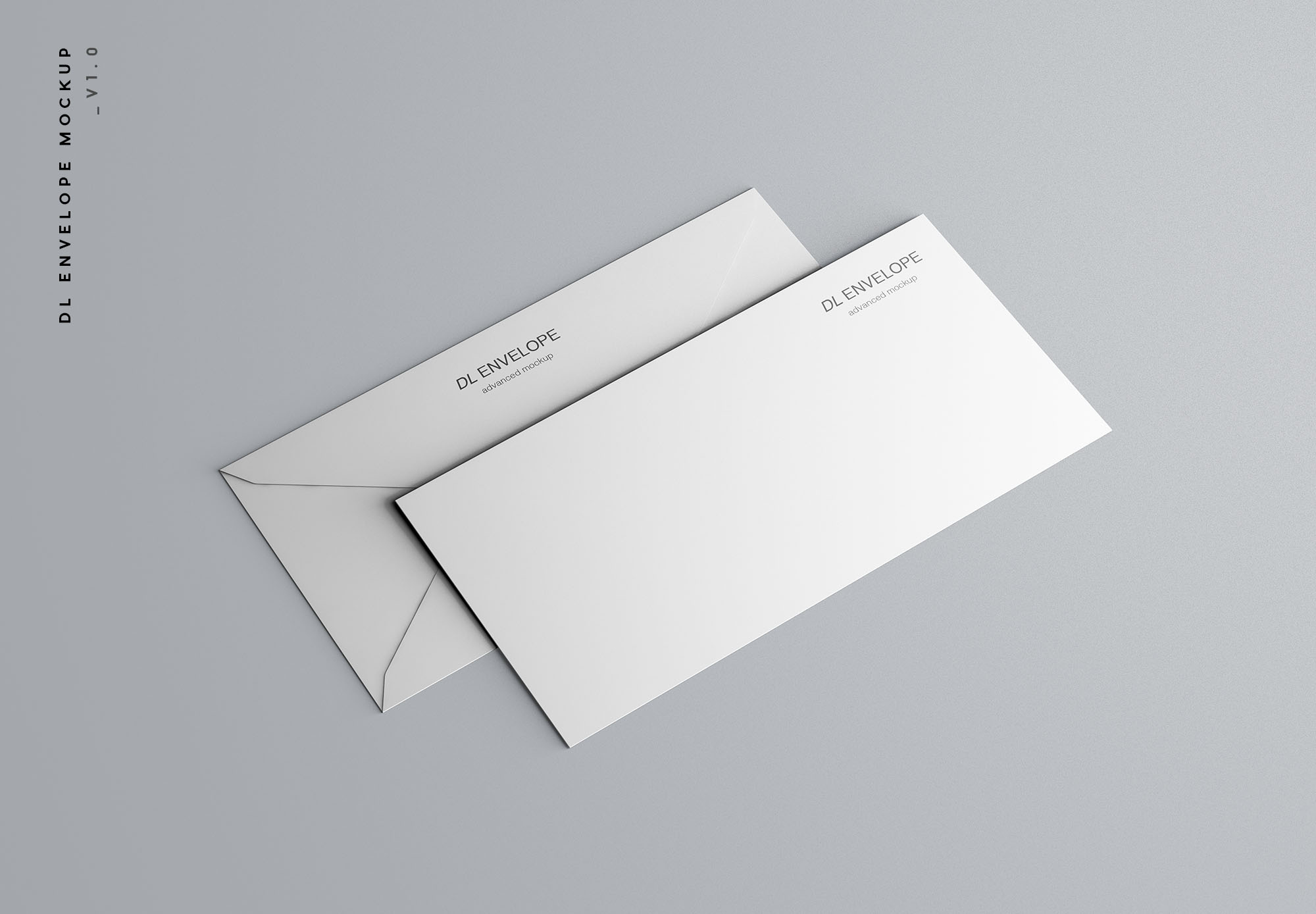 企业信封设计图样机模板 Baronial DL Envelope Mockup