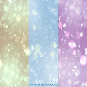 4K分辨率圣诞金光闪闪雪花纷飞背景图片素材 Christmas Glitters