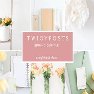 小清新女性主题场景背景照片集 Spring Styled Stock Photos