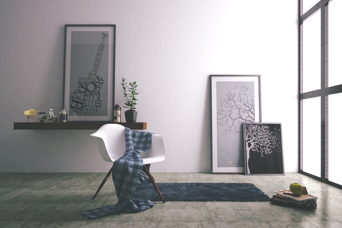 画廊艺术作品画框样机模板Vol.1 Picture Art Mockup [Vol 1]