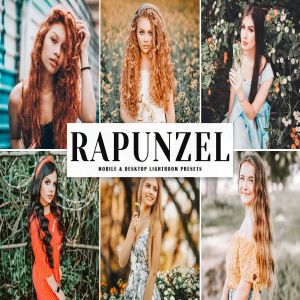 靓丽自然人像摄影色彩调整LR预设下载 Rapunzel Mobile & Desktop Lightroom Presets