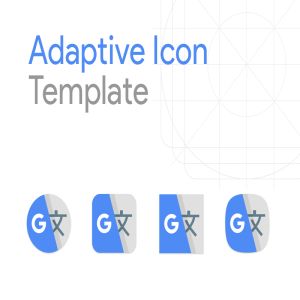 功能强大的自适应图标Sketch模板 Adaptive Icon Template Sketch Freebie