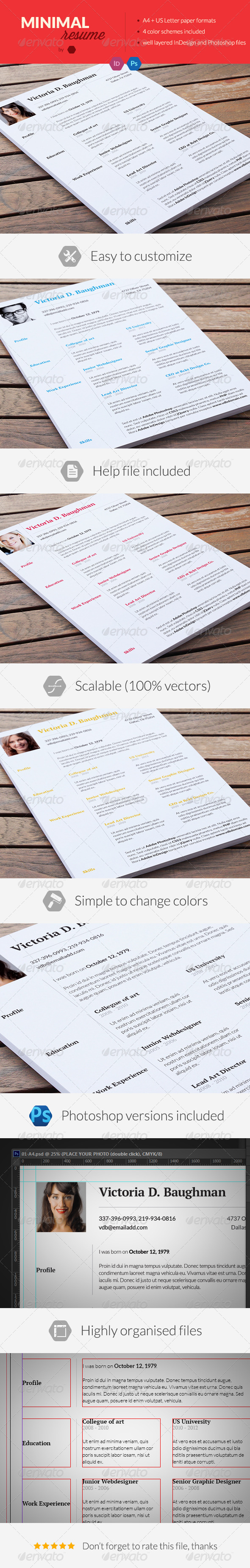 极简的简历模板