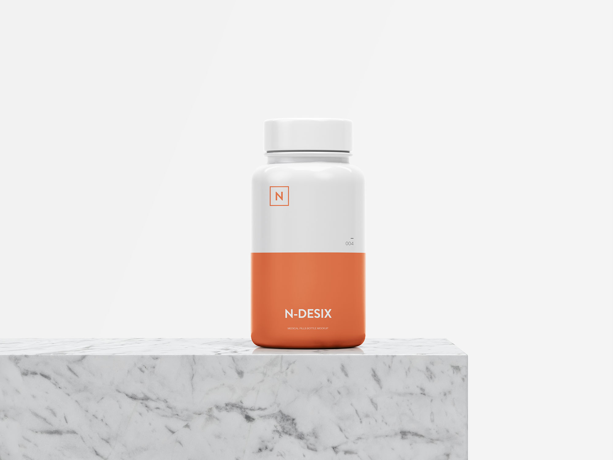 保健品/药瓶外观设计图样机模板 Pills Bottle Mockup