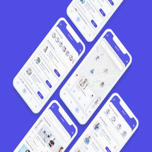 一流设计素材网下午茶：就医就诊APP UI KIT套装下载