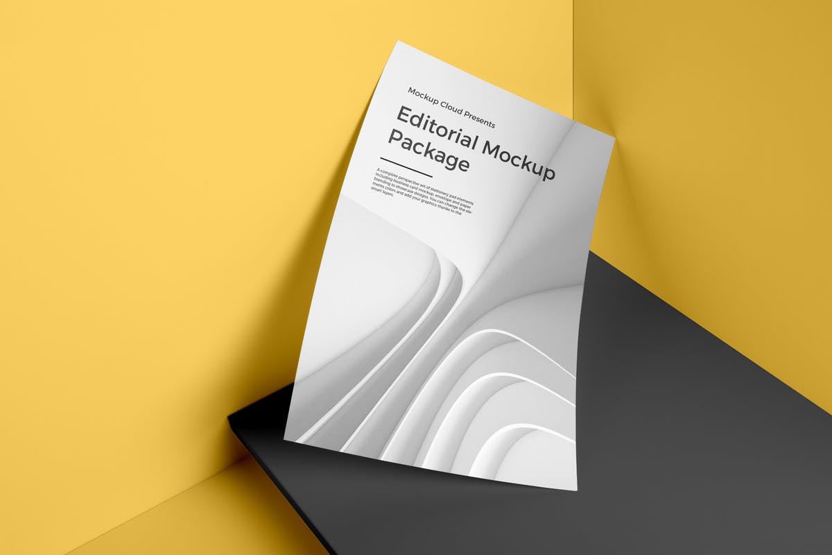 A4信笺海报传单样机Vol.3 Poster / A4 Letterhead Mockup Vol. 3