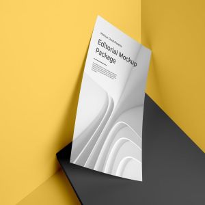 A4信笺海报传单样机Vol.3 Poster / A4 Letterhead Mockup Vol. 3