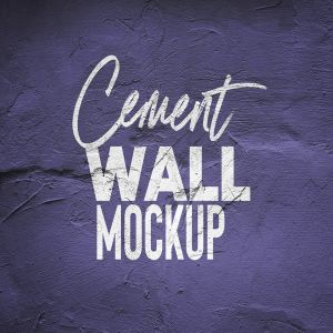 Logo设计水泥墙刷漆效果图样机模板 Cement Wall Mock Up插图2