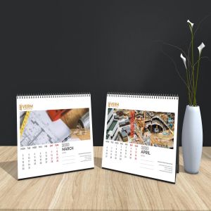 2020年建筑主题台历&挂墙日历表设计模板 Construction Wall & Table Calendar 2020插图11