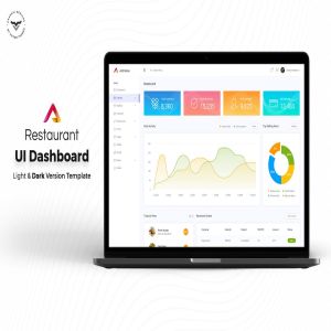 在线订餐系统网站后台设计UI套件 Restaurant Admin Dashboard UI Kit
