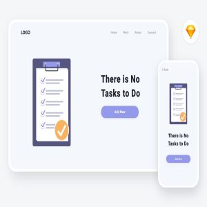 空信箱信息通知主题矢量插画素材v2[SKETCH&SVG] Empty state 2 illustration (Sketch, SVG)