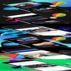 博客移动端界面设计 UI 套件 Blog Mobile Ui Bundle