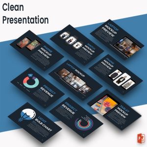 互联网创新产品介绍PPT幻灯片模板下载 CLEAN – Powerpoint Presentation Template
