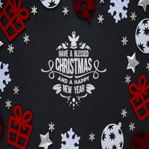 圣诞节主题背景场景样机模板 Christmas mockup