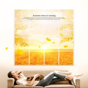 秋天的故事秋季主题图片素材[PSD]