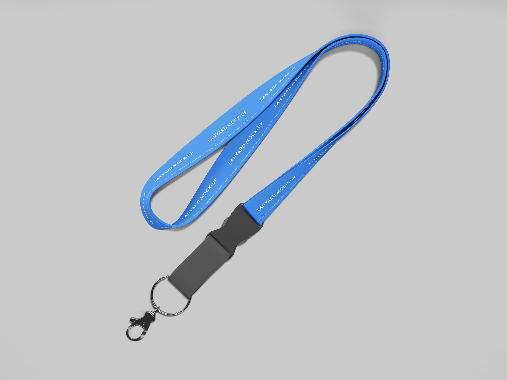 简约挂绳外观设计样机模板 Simple Lanyard Mockup
