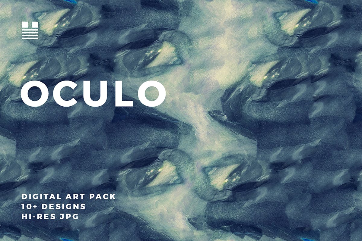 10+抽象油画效果肌理纹理素材 Oculo