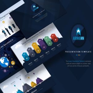 企业商务多用途PowerPoint幻灯片制作模板 Arwenn – Multipurpose PowerPoint Template