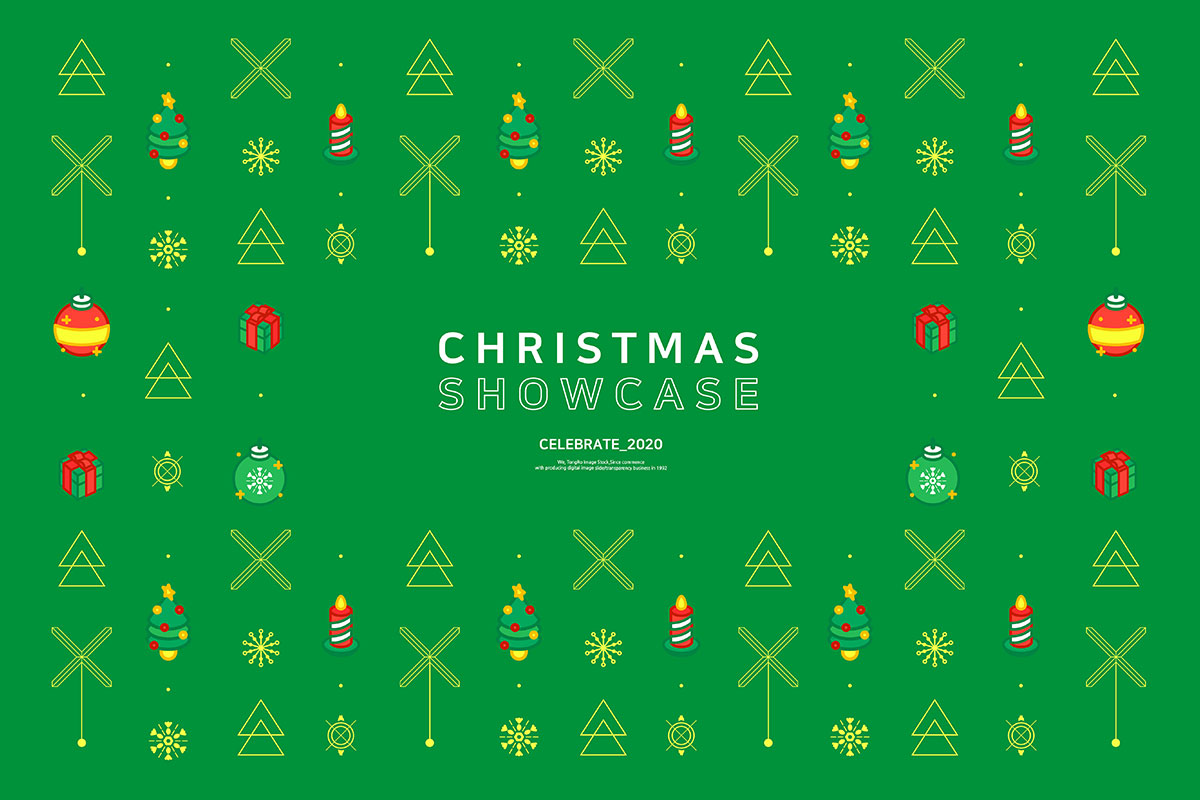 圣诞节日图形元素psd素材