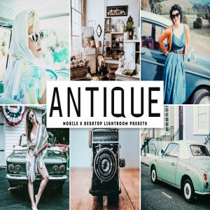 照片添加复古颗粒感后期处理LR预设下载 Antique Mobile & Desktop Lightroom Presets