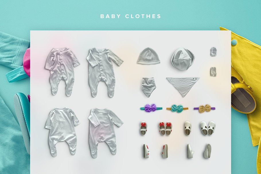 婴儿服饰巨无霸Banner场景设计工具包 Baby Edition – Custom Scene