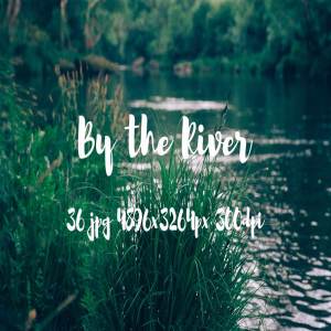 荒山小溪高清照片素材 By the river photo pack