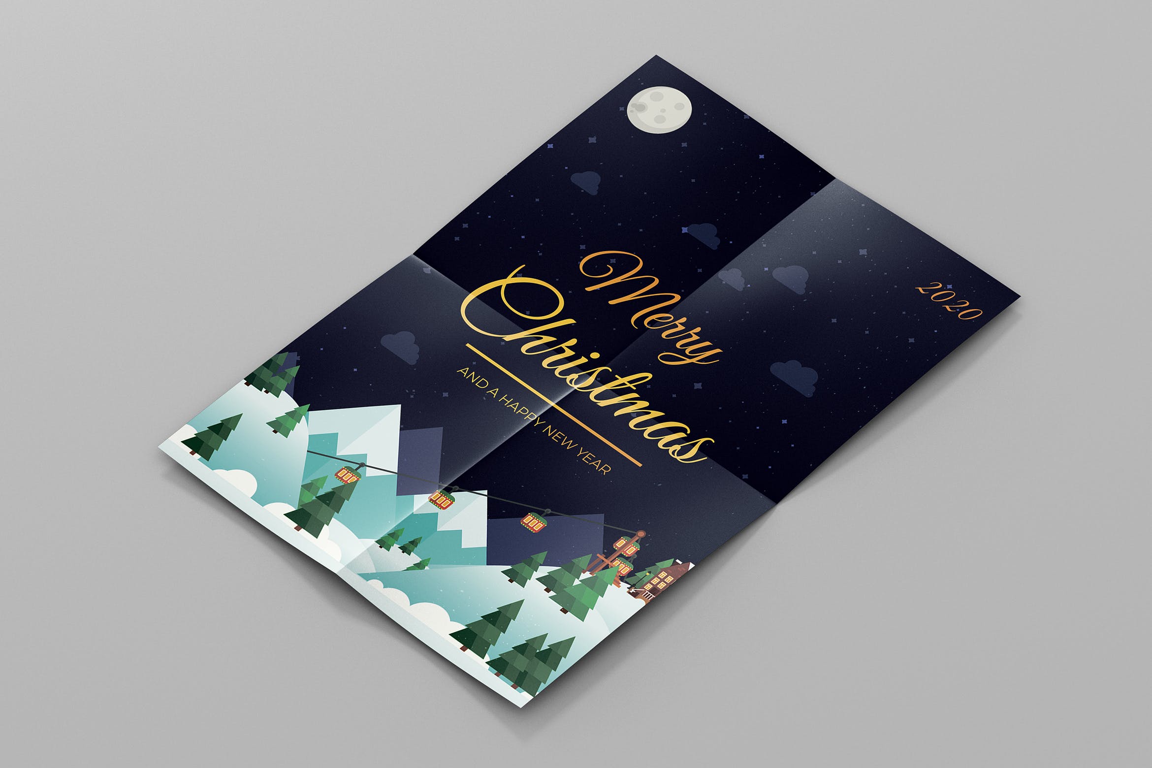 圣诞节&新年主题海报设计模板 Christmas Flyer