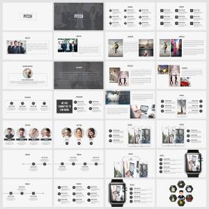 现代和专业的主题演讲ppt模版