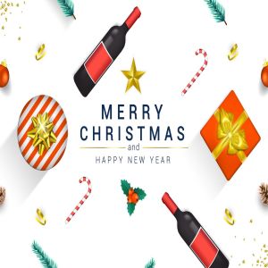 圣诞节&新年祝福主题贺卡设计模板v3 Merry Christmas and Happy New Year greeting cards插图1
