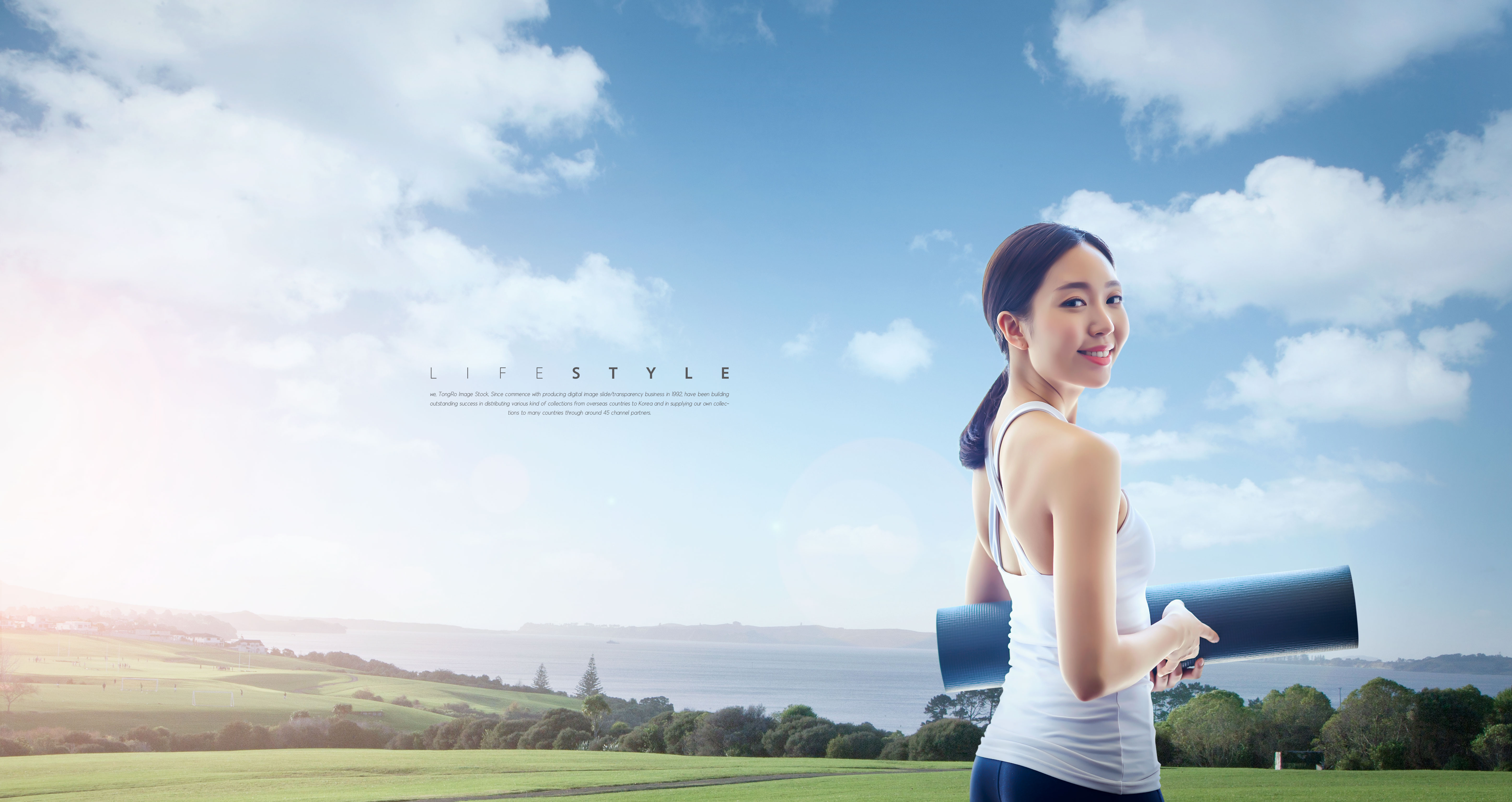 塑身纤体瑜伽运动宣传海报素材