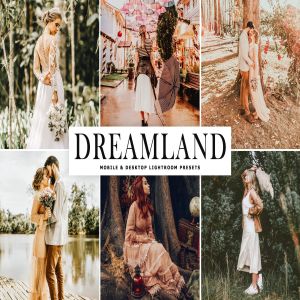 橙色水洗梦幻暖色调LR照片调色预设下载 Dreamland Mobile & Desktop Lightroom Presets