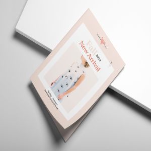 高端服装品牌新装上市画册/产品目录设计模板 Fashion Bifold Brochure