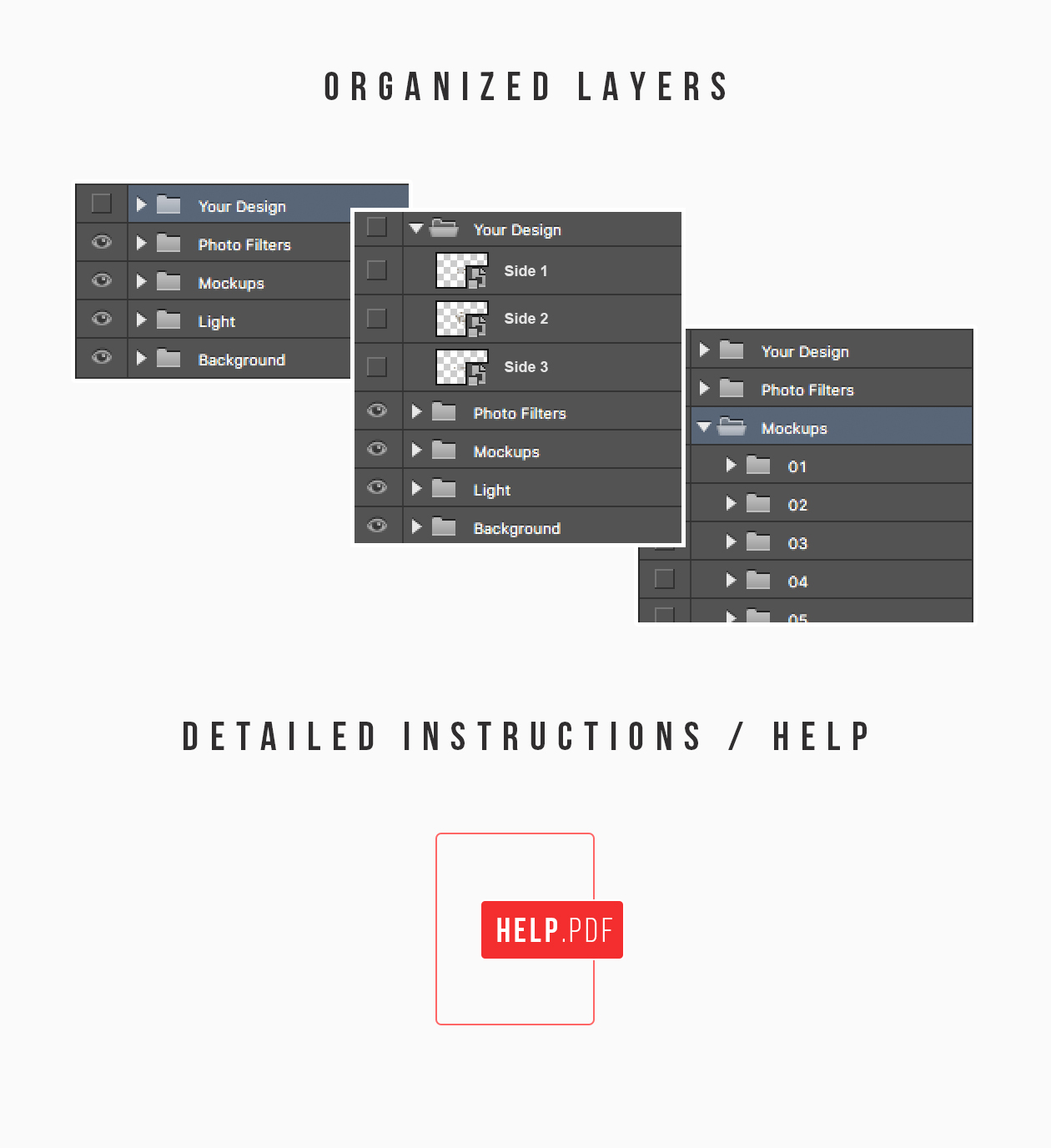 横向格式时尚生活手册设计样机