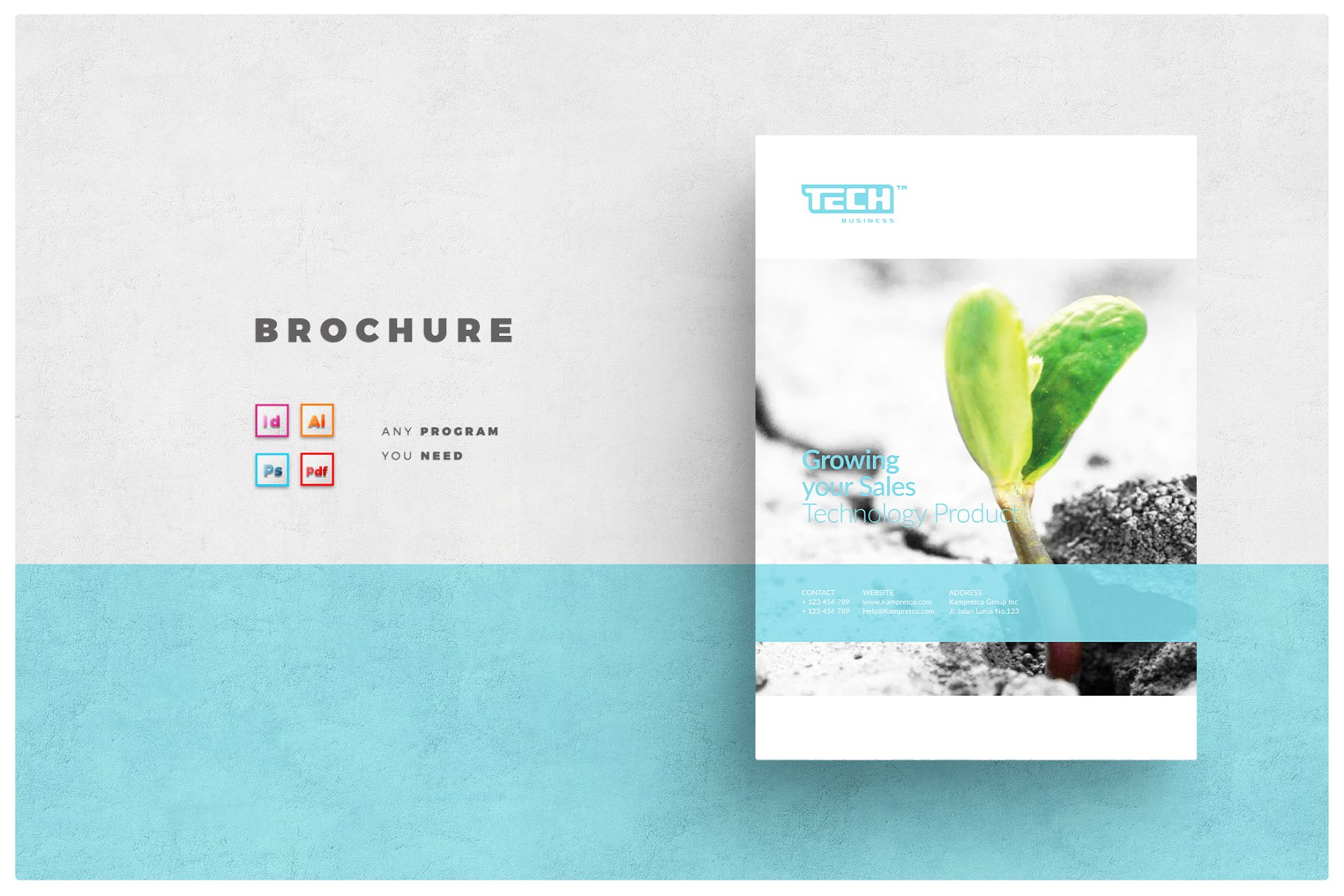 企业宣传产品介绍画册模板 Brochure