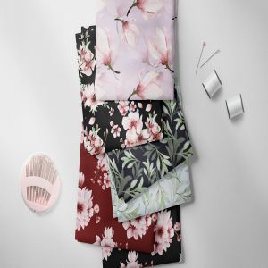 粉色樱花花卉水彩手绘设计套装 Pink Floral – Sakura Watercolor Set插图3
