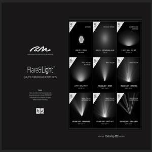 RM出品-灯光光线效果PS笔刷 RM Flare & Light插图5