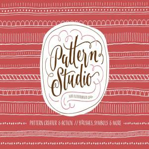手绘笔画线条纹理AI笔刷 Pattern Studio