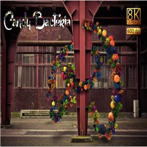 8K高分辨率抽象糖果细菌形状背景[1.09GB] 8K Candy Bacteria