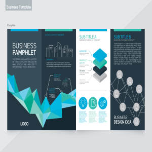 商业计划/工作流程信息图表传单设计