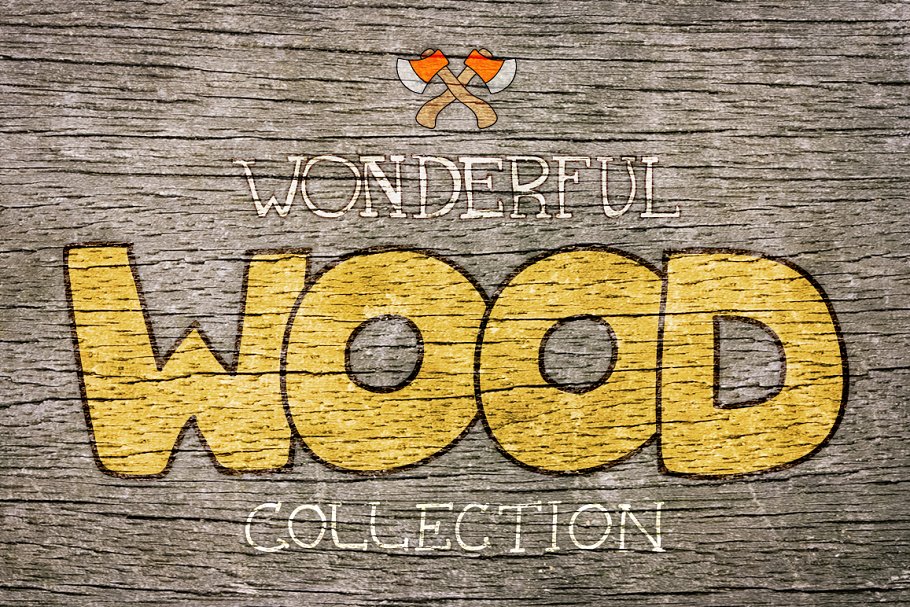 各种风格质朴实木纹理合集 Wonderful Wood Collection