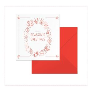 3款极简设计风格圣诞节贺卡设计模板 Merry Christmas Card Templates插图3