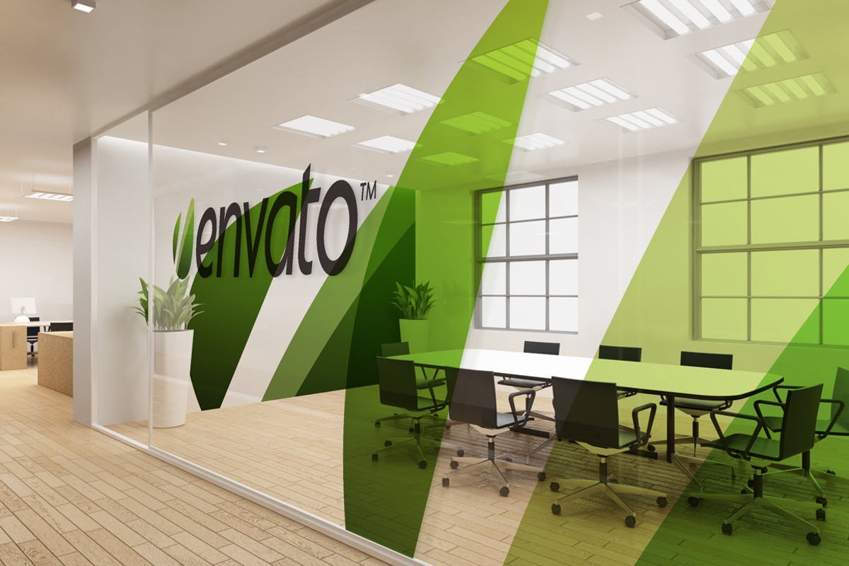 企业会议室/办公室场景样机模板 Office Interior Branding Mockups
