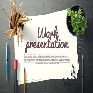 高品质办公场景艺术品样机 Artwork Mockup