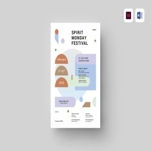 现代艺术主题展览活动海报设计模板 Poster