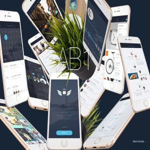 通用性APP应用UI套件 AB1 Mobile UI Kit