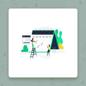 日程计划管理扁平设计风格矢量概念插画 Planing Schedule flat vector illustration concept