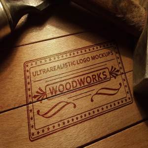 质感超级写实的经典品牌LOGO设计展示模型Mockups[PSD]