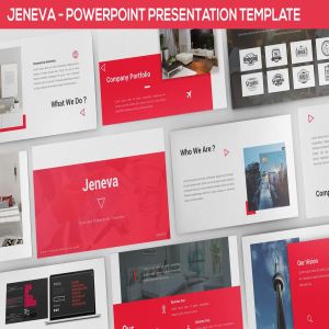 金融/建筑/融资主题PPT幻灯片设计模板 Jeneva – Powerpoint Presentation Template