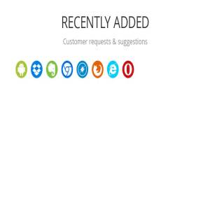 圆形社交媒体主题图标 Round Social Media Icon Set