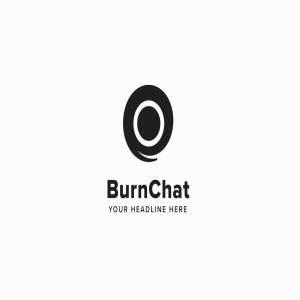 社交主题Logo模板 Burn Chat Logo Template插图2